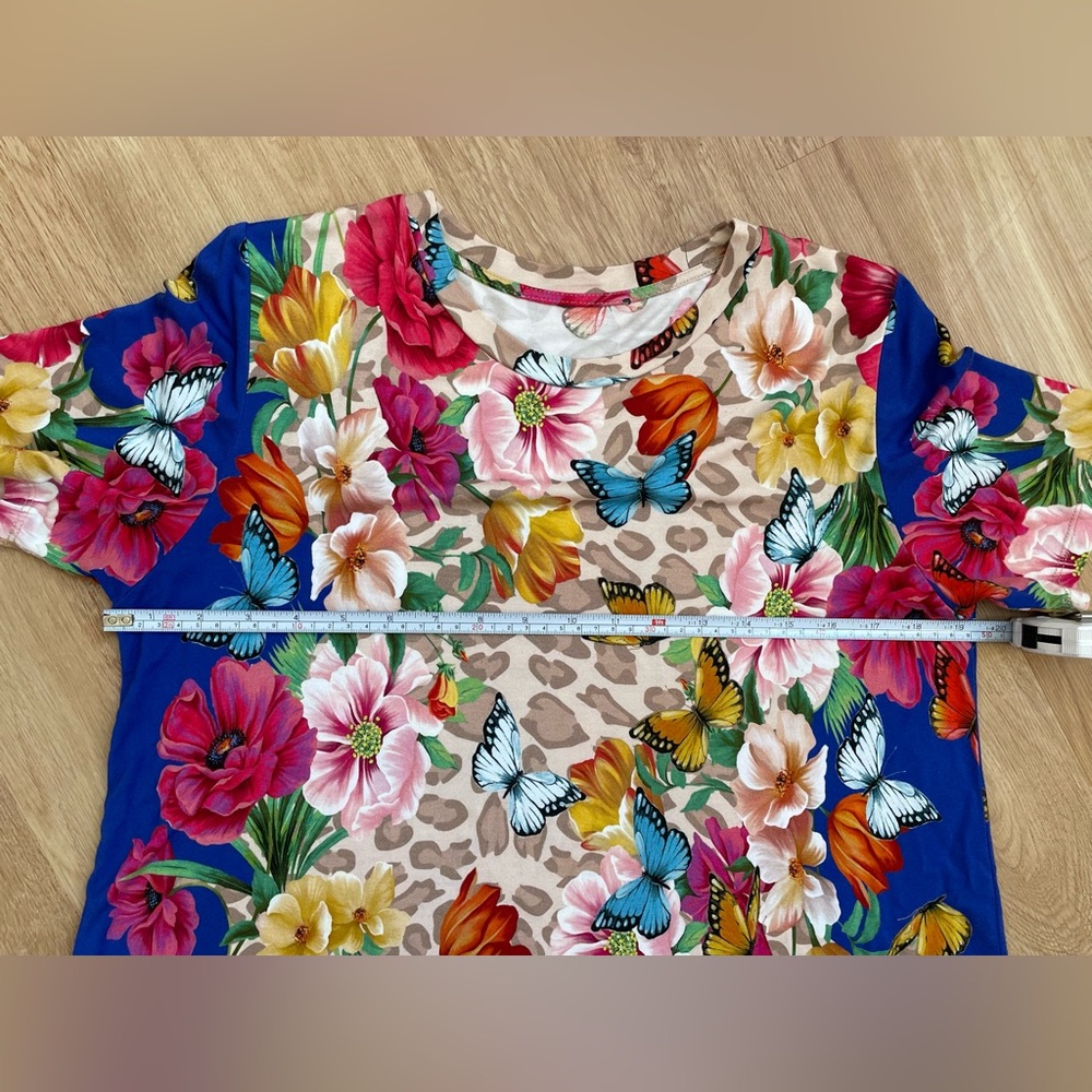 Floral Multicolor Women's Top - Picture 5 of 8